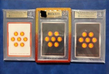 Bandai - 3 Graded card - Dragon Ball - Beckett Pristine 10