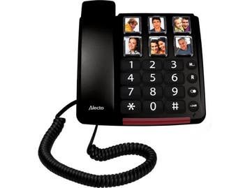Alecto CW30 - Senioren Telefoon - Grote fototoetsen Extra, Verzenden, Zo goed als nieuw