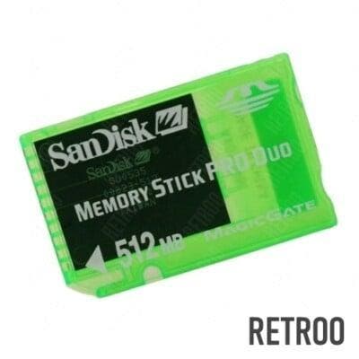 Sony Memory Stick Pro Duo 512MB MagicGate Groen, Games en Spelcomputers, Spelcomputers | Sony PSP, Zo goed als nieuw, Ophalen of Verzenden