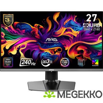 MSI MAG 272UP QD-OLED X24 27  Ultra HD 240Hz Oled Gaming, Verzenden, Nieuw