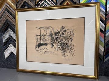 Marc Chagall (1887-1985) - Près de la fenêtre (1971)
