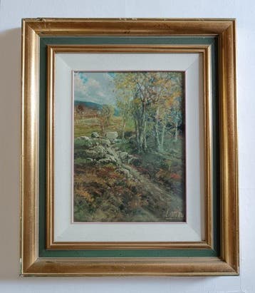 Pietro Virgilio Lietti (1928) - Paesaggio collinare