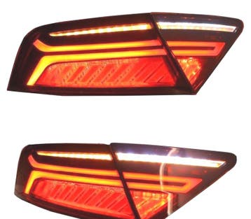 Feux Arrière Pour Audi A7 4G 10-14 Led Rouge Fumé, Verzenden