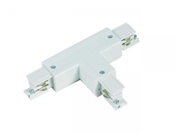 3-Fase - T-vorm - Interne connector - Rechts - Wit, Verzenden