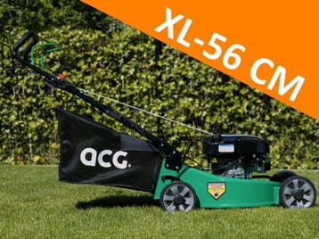 Grasmaaier XL, 56cm gazonmaaier, Benzinemaaier,  Mulchmaaier, Cirkelmaaier, Mulchfunctie, ACG, Nieuw