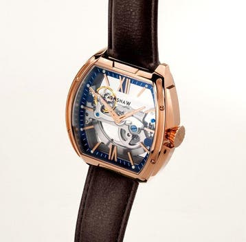 Thomas Earnshaw - BRIDGE - Automatic - Gold - Tonneau -, Nieuw