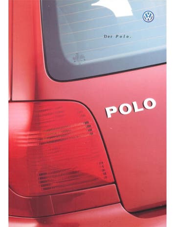 2000 VOLKSWAGEN POLO BROCHURE NEDERLANDS, Ophalen of Verzenden