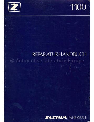 1982 ZASTAVA 1100 WERKPLAATSHANDBOEK DUITS