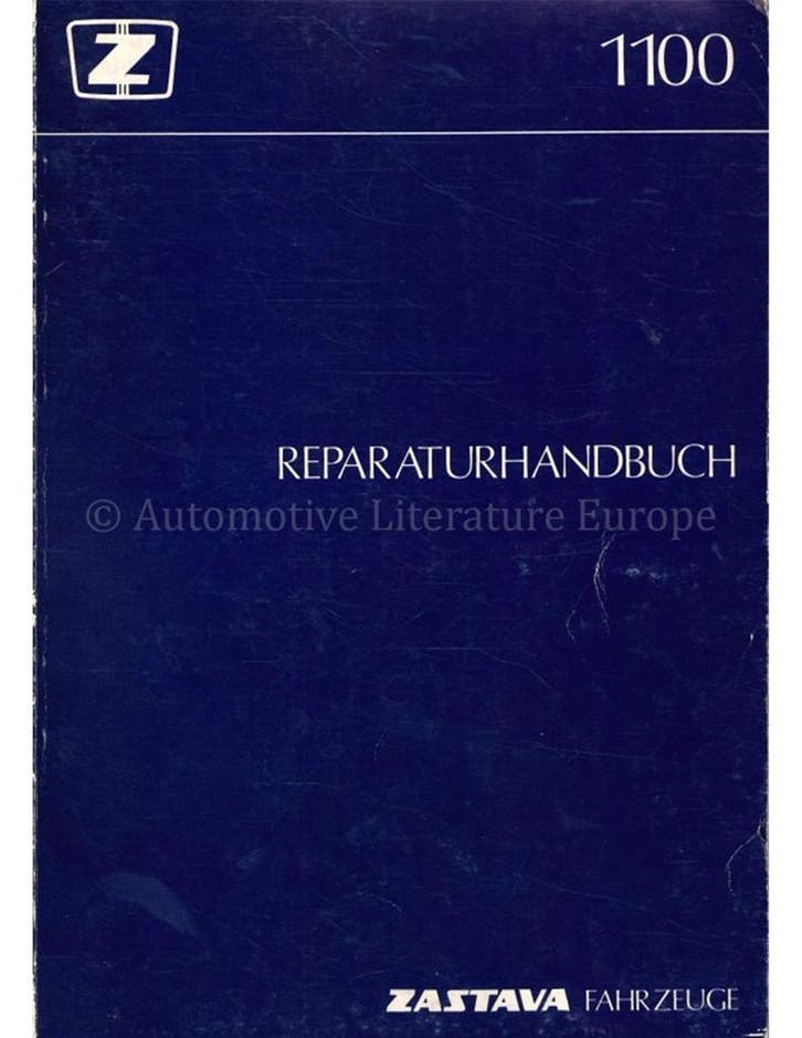 1982 ZASTAVA 1100 WERKPLAATSHANDBOEK DUITS, Auto diversen, Handleidingen en Instructieboekjes