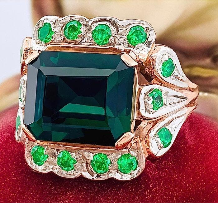 Sans prix de réserve - Bague - 9 carats Or rose, Argent, Bijoux, Sacs & Beauté, Bagues