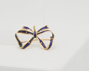 Broche - 18 karaat Geel goud, Handtassen en Accessoires