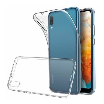 Huawei Y5 2019 Transparant Clear Case Cover Silicone TPU, Télécoms, Verzenden