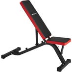 tectake Halterbank met snelle verstelling - zwart / rood, Sport en Fitness, Fitnessmaterialen, Verzenden, Nieuw