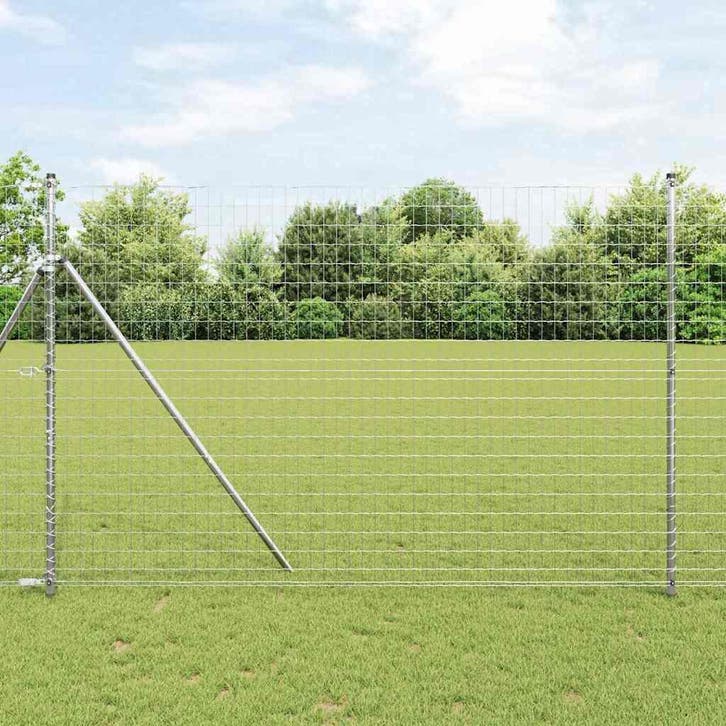 vidaXL Euro Hek 1,6 x 10 m PVC-gelaagd ijzer, Jardin & Terrasse, Clôtures de jardin, Envoi