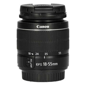 Canon EF-S 18-55mm f/3.5-5.6 III met garantie, Ophalen of Verzenden, Gebruikt