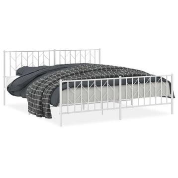 Bedframe Wit 183x213cm | 34% Korting | Retour Deal, Huis en Inrichting, Slaapkamer | Bedden, Verzenden, Wit, Klassiek en tijdloos