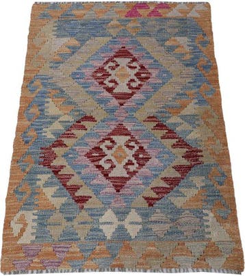 Handgeweven Designer Kelim – Afghan Design - Kelim - 112 cm, Huis en Inrichting, Nieuw
