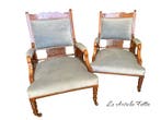 Fauteuil - Naaldhout - H : 85 cm