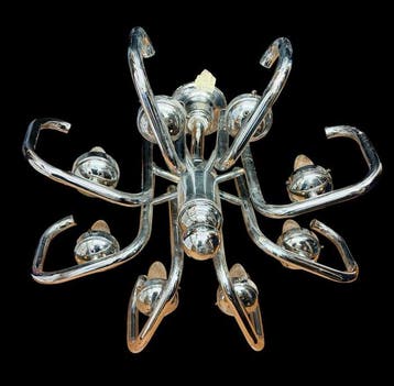 Lampe à suspendre - Acier - Lampe de plafond tubulaire des