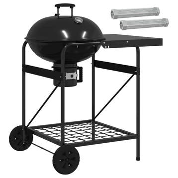 vidaXL Houtskoolgrill met Rookbuizen 91 x 71 x 107 cm Staal, Verzenden, Nieuw