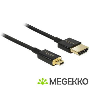 Delock HDMI-A/HDMI Micro-D, 2 m, Verzenden