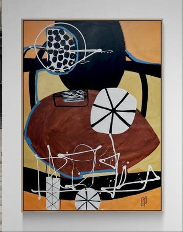 Jane Grieco - Órbita Interior- Tableau, unique, format XXL.