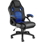 tectake Bureaustoel Mike - zwart/blauw, Huis en Inrichting, Bureaus, Verzenden, Nieuw