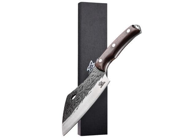 Veiling - Messerhai Hakmes 28cm 5Cr15MoV Staal Tyrfing, Maison & Meubles, Cuisine | Ustensiles de cuisine