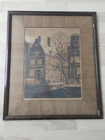 Cornelis Brandenburg (1884-1954) - Heren gracht, proefdruk