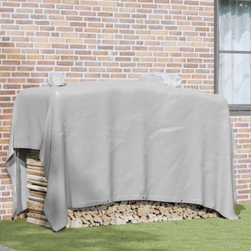 vidaXL Dekzeil 650 g/m² 3x3 m grijs, Verzenden