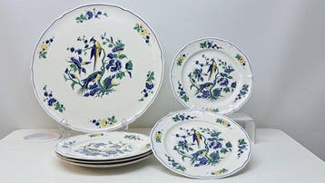 Villeroy & Boch - Ontbijtbord (6) - Phoenix blau, Malve -