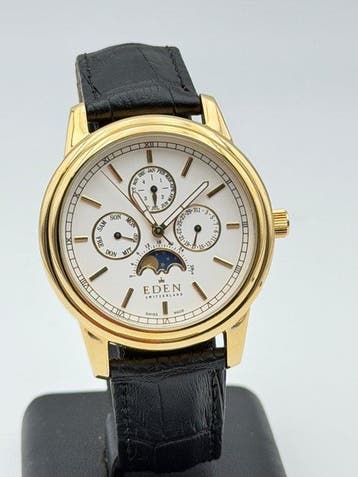 eden - switzerland moonphase calendar swiss made NOS -, Handtassen en Accessoires, Nieuw