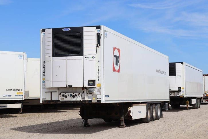 Veiling: Reefer Oplegger Krone SD 42000kg 2015, Autos, Camions, Enlèvement
