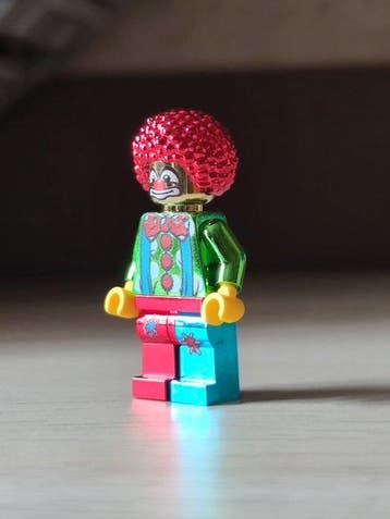 Lego Minifiguur - Minifigures - Clown chromé, Nieuw