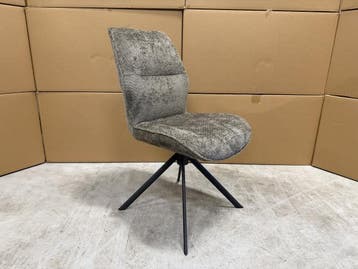 Veiling - Stoel Mellow (set van 8) - draaibaar - Stof Taupe, Huis en Inrichting, Nieuw