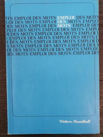 Emploi des mots 9789001557515 Lübke, Verzenden, Gelezen, Lübke