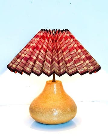 Lamp - Steengoed, Stof - Provencaalse Mas-lamp, Nieuw