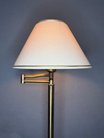 Kullman Lampen - Staande lamp - Messing, Textiel - Een