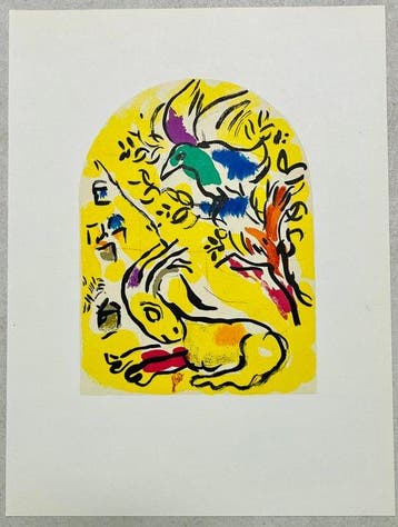 Marc Chagall (1887-1985) - Tribu de Nephtali (from Vitraux
