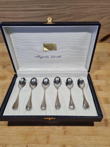 Koffielepel (6) - .800 zilver