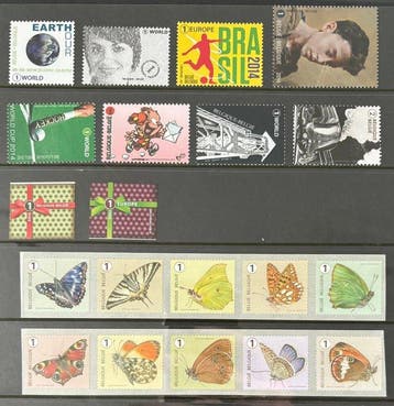 Belgique 2014 - Année complète 2014, tous les timbres, blocs