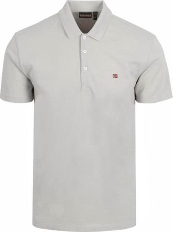 Napapijri Ealis Polo Grijs maat Maat 46 (S) of kleiner Heren, Kleding | Heren, Polo's, Verzenden, Nieuw, Napapijri, Grijs