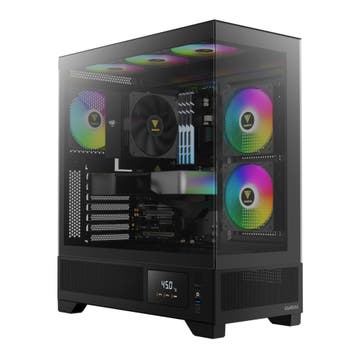 Gamdias Atlas M1 Aquarium Gaming Case met Temperatuur Dis..., Ophalen of Verzenden