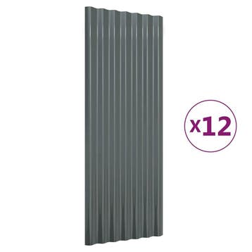 Dakpanelen 12st | -34% Retour Deal | Sla nu toe, Doe-het-zelf en Bouw, Dakpannen en Dakbedekking, Dakplaat of Dakpanplaat, Overige kleuren