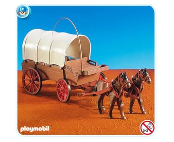 Playmobil Western Huifkaravaan 7648 6426 6323 6278 OVP #9985, Ophalen of Verzenden, Gebruikt