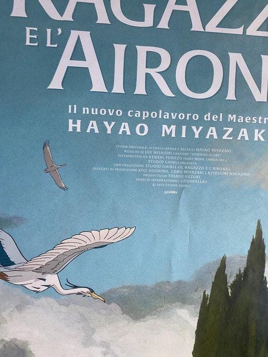 Hayaho Miyazaki - Movie Poster - Original Movie Poster Il, Verzamelen, Film en Tv