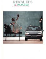 1989 RENAULT 5 COSMOPOLITAN BROCHURE NEDERLANDS