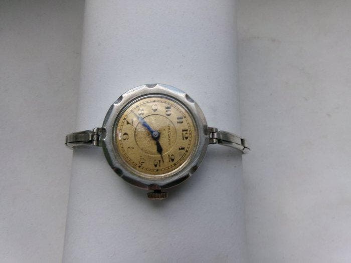 Zilver - Armband - Art Deco AFRA Horloge, Antiquités & Art, Art | Objets design