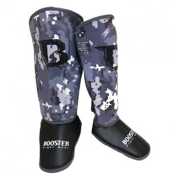 Booster Jeugd Kickboks Scheenbeschermers Camo Grijs, Verzenden, Nieuw, Overige