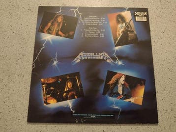 Metallica - Ride the lightning - Vinylplaat - Herpersing -, Nieuw in verpakking